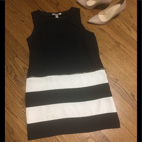 Forever 21 Dresses & Skirts - Forever21 navy blue & white  stripes dress